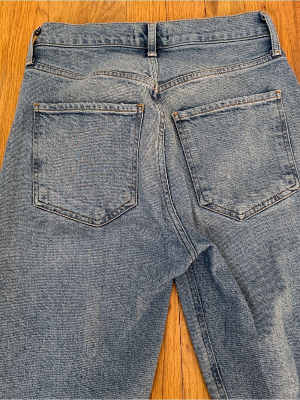 AGOLDE Riley High Rise Straight Crop Jeans 25 - Picture 9 of 14